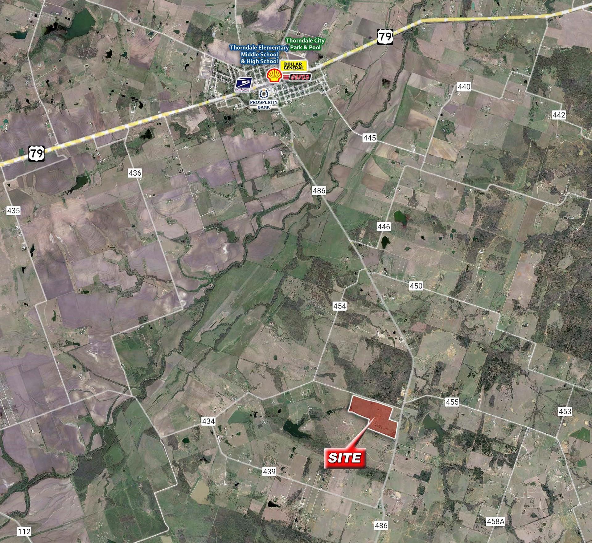 0 FM 486 and CR 454, Thorndale, TX, 76577