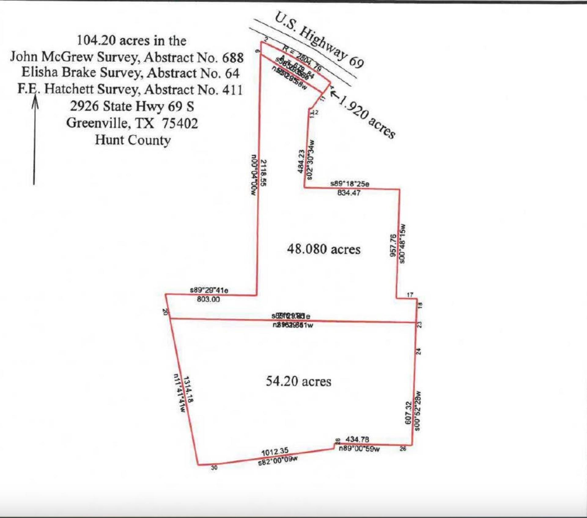 2926 & 2904 State Highway 69, Greenville, TX, 75402