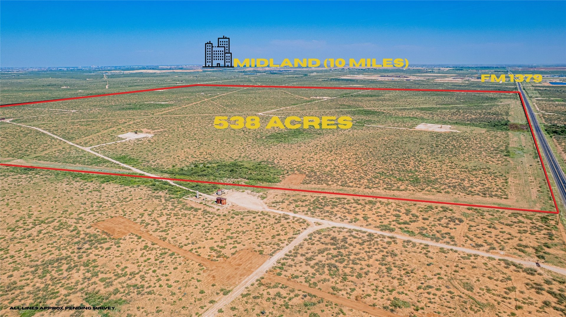 TBD 538ac FM 1379, Midland, TX, 79706