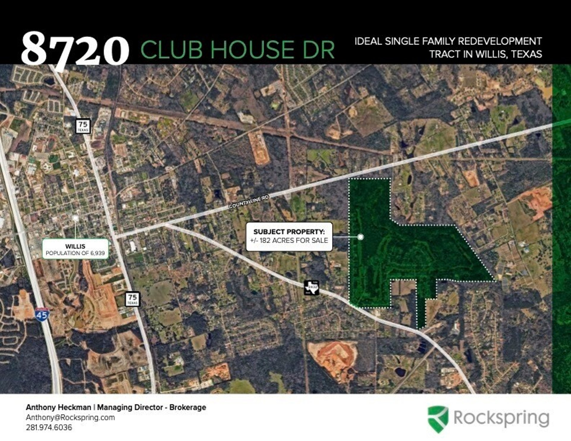8720 Clubhouse, Willis, TX, 77378