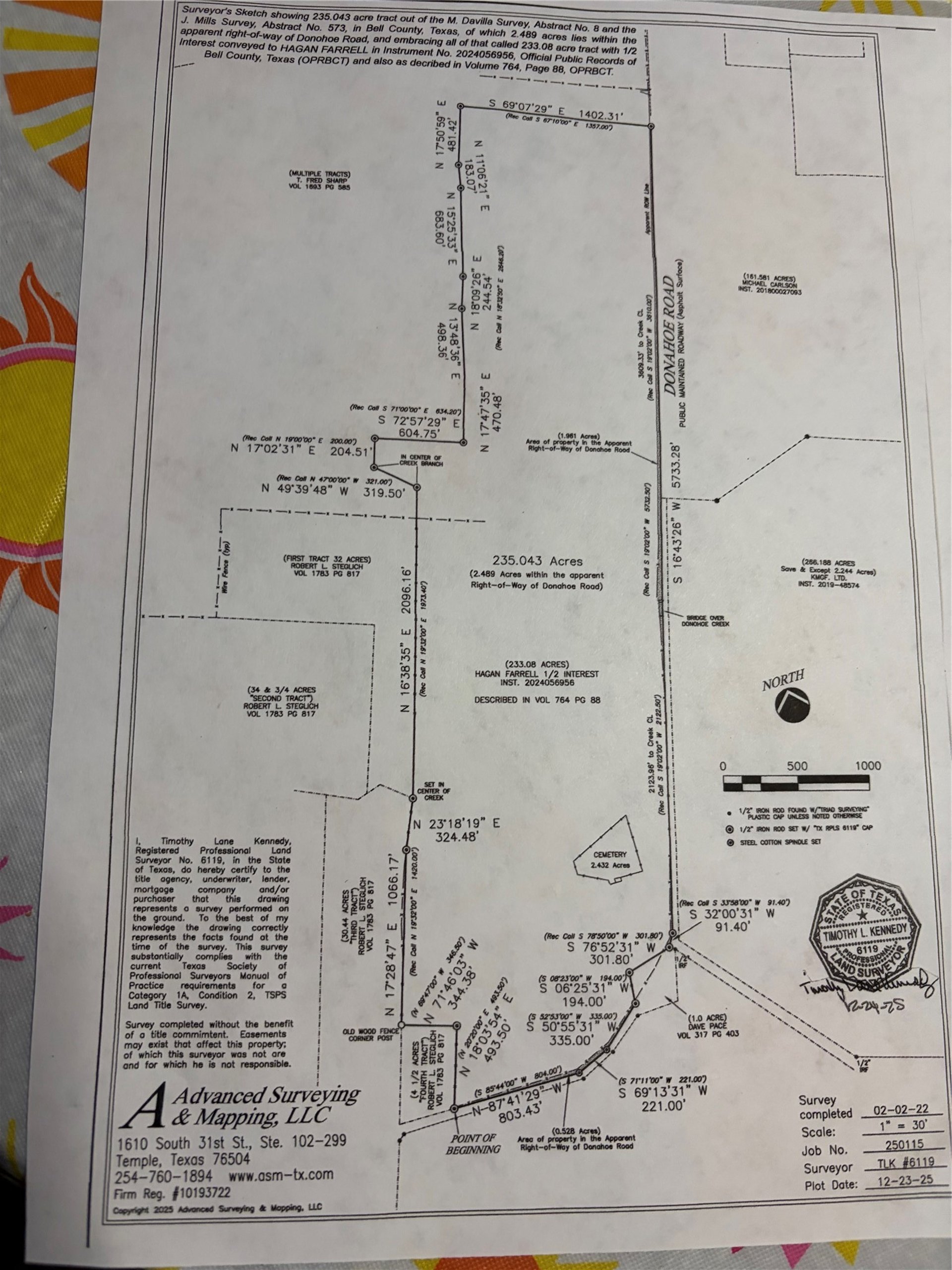 TBD Donahoe, Bartlett, TX, 76511