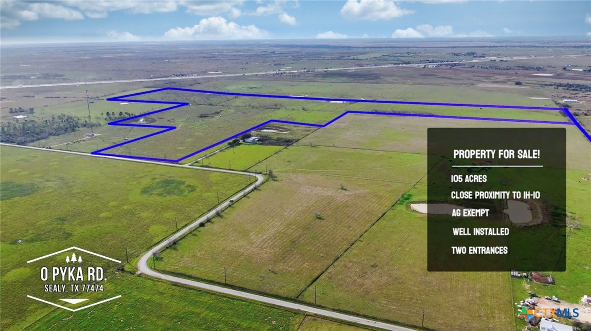 0 Pyka Rd., Sealy, TX, 77474